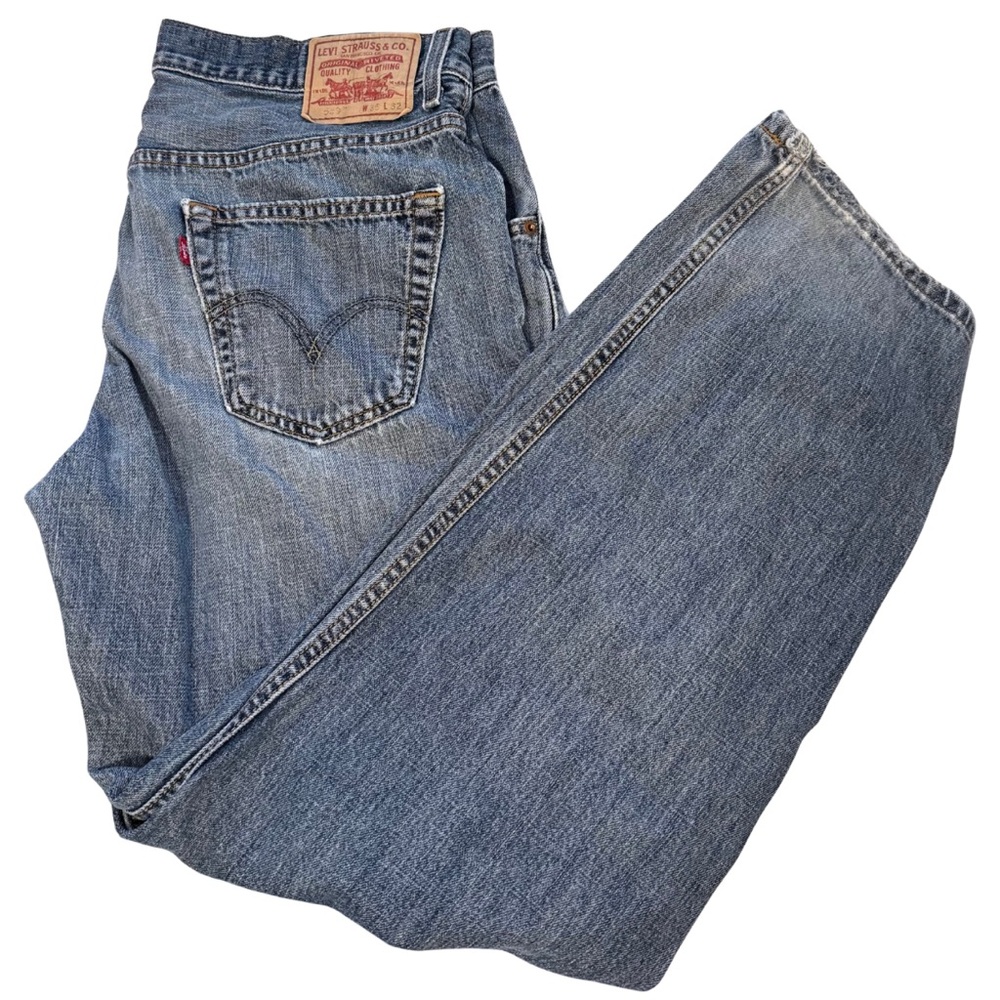 Levi’s Men’s 559 Relaxed Straight Jeans Size 36x32 Classic Medium Wash Denim
